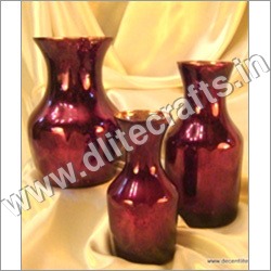 Antique Red Colored Flower Vase By DLITE CRAFTS