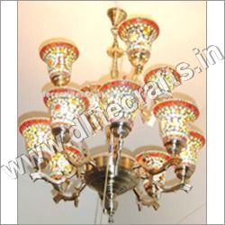 12 Arm Double Step Chandelier Application: Ceiling Mounted