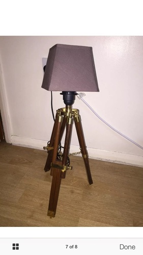 Tripod Floor Shade Lamp