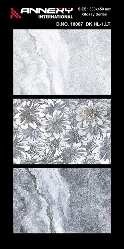 Floral Print Ceramic Wall Tiles