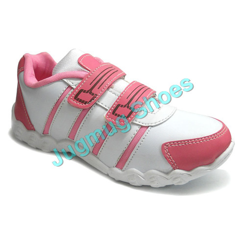 Kids Shoes - Synthetic Leather, Various Sizes, Pink | Hook and Loop Closure, Breathable, Lightweight, Comfortable, Durable, Stylish, Supportive