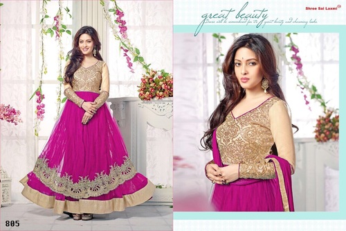 Full Length Semi Stitch salwar kameez