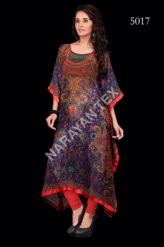 Georgette weight less kurti for ladies