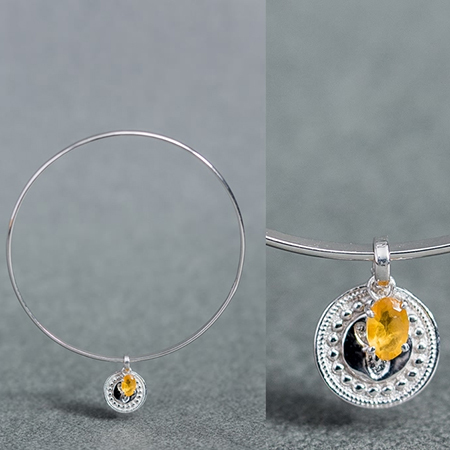 Sterling Silver Gemstone Bracelet