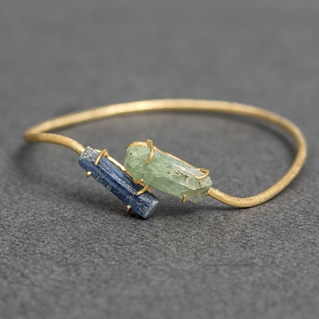 Gold Plated Kyanite Bracelet