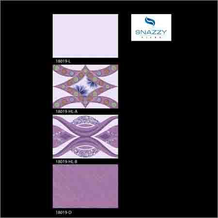 Designer Tiles - Ceramic, Varied Dimensions, Lavender | Elegant Design, Durable, Easy Installation, Stain & Water Resistant, Glossy Finish