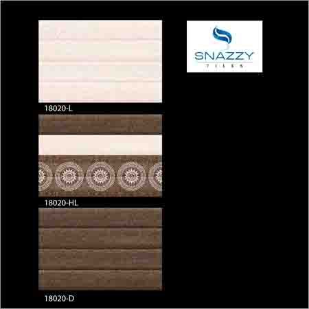 Designer Wall Tiles - Ceramic 30x60cm, 8mm Thickness, Matte Finish | Durable, Stain Resistant, Easy Installation, Modern Appeal