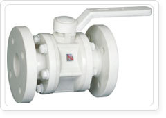 PP Ball Valve Flange End