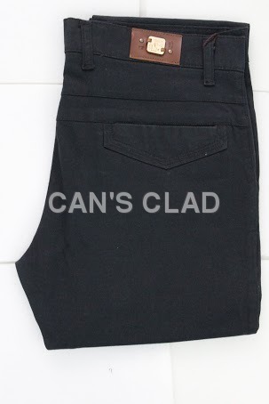 Casual Trouser - Cotton, Waist 32, Inseam 32, Black | Zip Closure, Comfort, Durable, Versatile, Classic Fit
