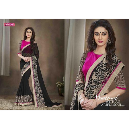 Fancy Partywear silk Sarees