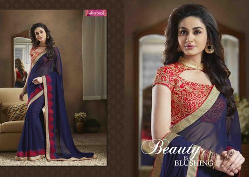 Fancy Partywear silk Sarees