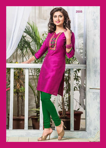 Exclusive Designer Cotton Silk Kurti