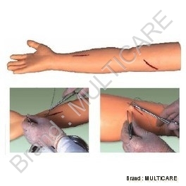 Advance Surgical Suturing Arm Model - Silicone 30cm Skin Tone