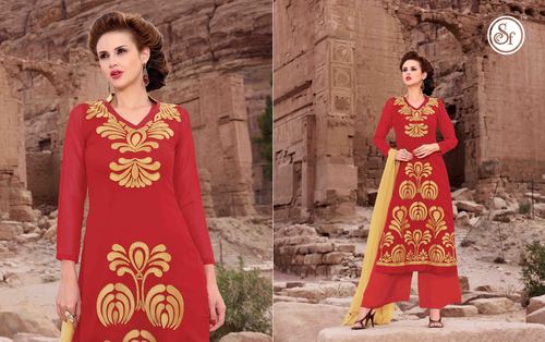 Partywear Straight Suit