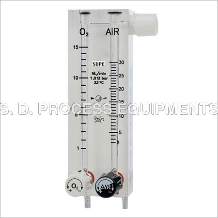 ANAESTHESIA ROTAMETER (ACRYLIC)