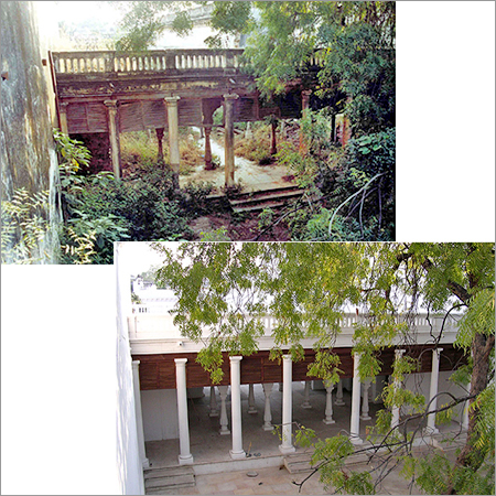 Saman Bangla (before) - (after)