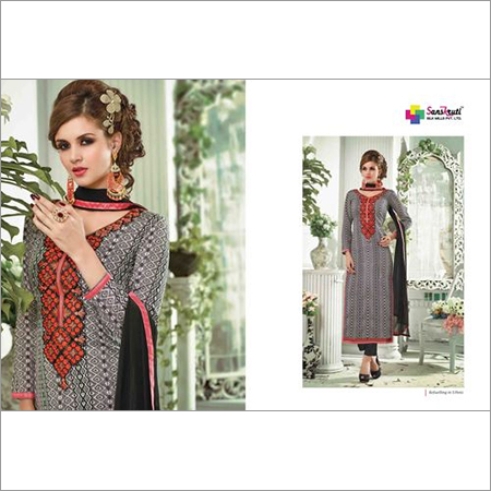 Printed Cotton Dress Material
