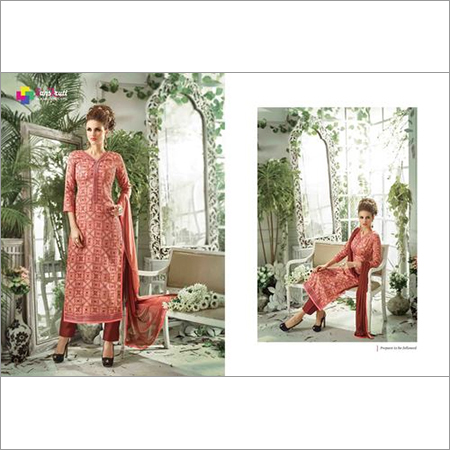 Printed Cotton Dress Material