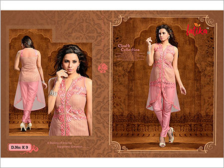 Net Embroidered Kurtis