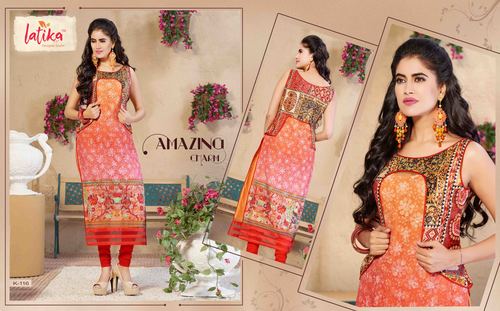Designer Neck Kurtis