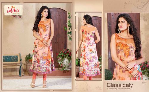 Handwork Kurtis Size: Medium