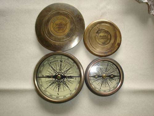 Antique nautical compass