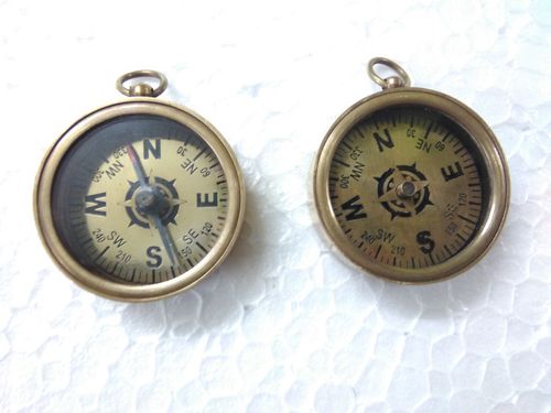 Antique nautical compass