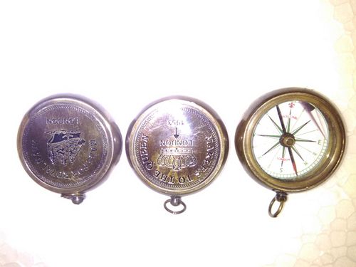 Antique nautical compass