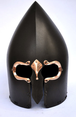 Antique warrior helmet