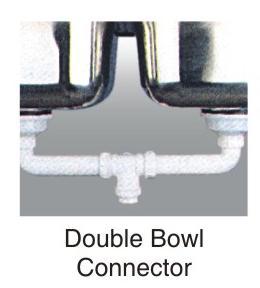 Aluminum Double Bowl Connector