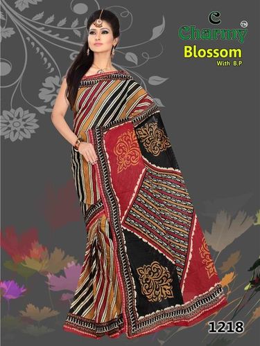 Stylish Indian Cotton Saree