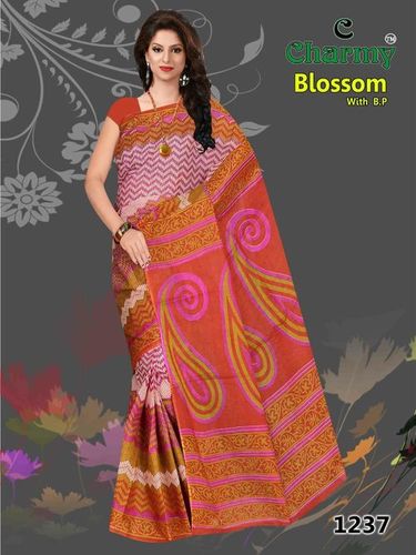 Party Wear Cotton Saree