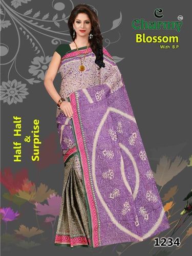 Cotton Printed Saree