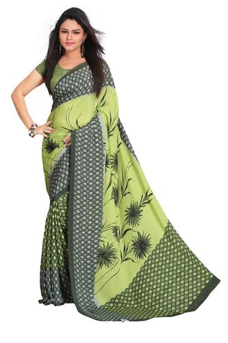 Multi Design Printed Saree