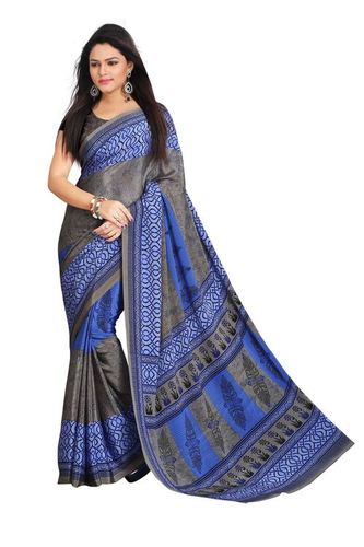 Multi Design Printed Saree
