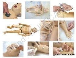 ACLS Neonatal Training Manikin - Imported Environmental Material, Neonatal Size | Realistic Airway, Simulative Defibrillation, 20 ECG Types, AHA Compliant