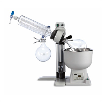 Rotary Evaporator With Diagonal Coil Condenser Rotary Evaporator With Diagonal Coil Condenser