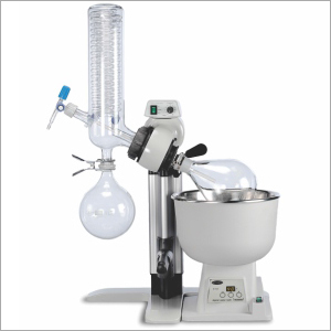 Rotary Evaporator With Vertical Coil Condenser Rotary Evaporator With Vertical Coil Condenser