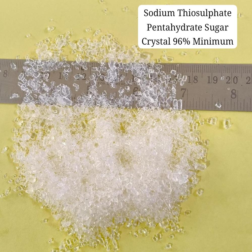 Sodium Thiosulphate Pentahydrate Crystals 96% - Application: Rubber