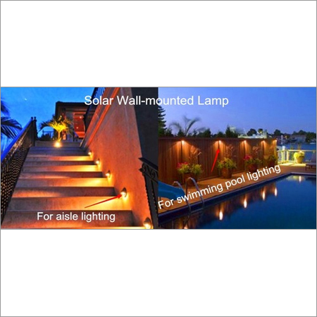 Solar Wall Mounted Light For Swimming Pool Lightin