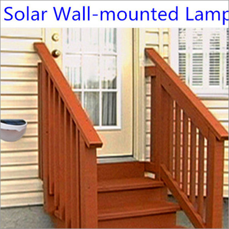 Solar Wall-Mounted Lamp For Step Angle