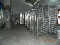 Stainless Steel Storage Trolley 