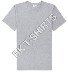 Round Neck T-Shirts - Cotton, All Sizes, Gray | Soft Fabric, Durable, Comfortable, Stylish, Versatile, Customizable, Regular Fit, Short Sleeve, 150 GSM
