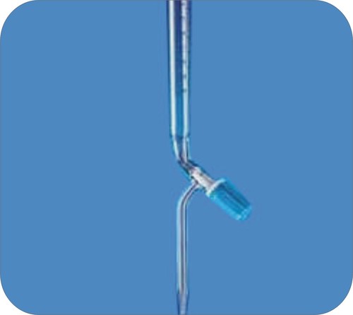Burette Rota Flow-Single Bore - Borosilicate Glass, 25/50 ml, Single Bore Glass Stopcock, Precise Dispensing