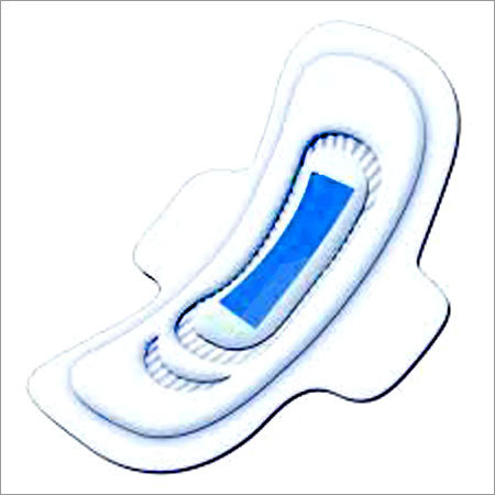 Sanitary Pad of Printed blue center