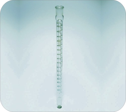 Fractional Column Bulb Form - Borosilicate Glass, 130mm Length, 34/35 Socket, 24/29 Cone | Fractional Separation, Chemical Resistant, Durable