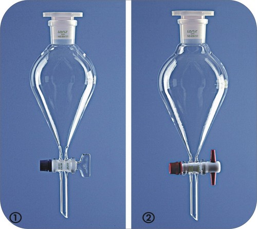 Funnel Seperating Ptfe Stop Cock