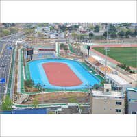 Skating Floor Construction - Color: Blue Red