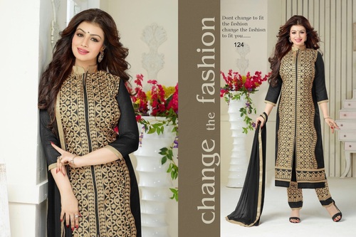 mariyam - Chanderi Top, Santoon Bottom, Nazmeen Dupatta, Free Size | Full Sleeves, Elegant Design, Party & Festival Wear