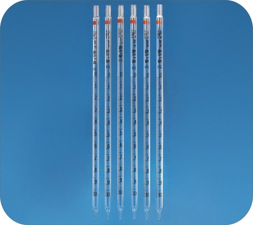 Pipette Measuring - Borosilicate Glass, 0.1-25 ml, Class A and B | Precise Measuring, Durable Glass